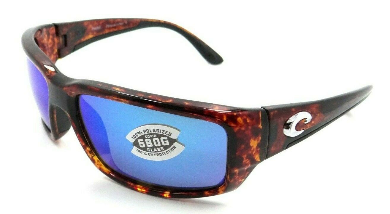 Costa Del Mar Sunglasses Fantail 59-14-127 Tortoise / Blue Mirror 580G Glass-097963477123-classypw.com-1