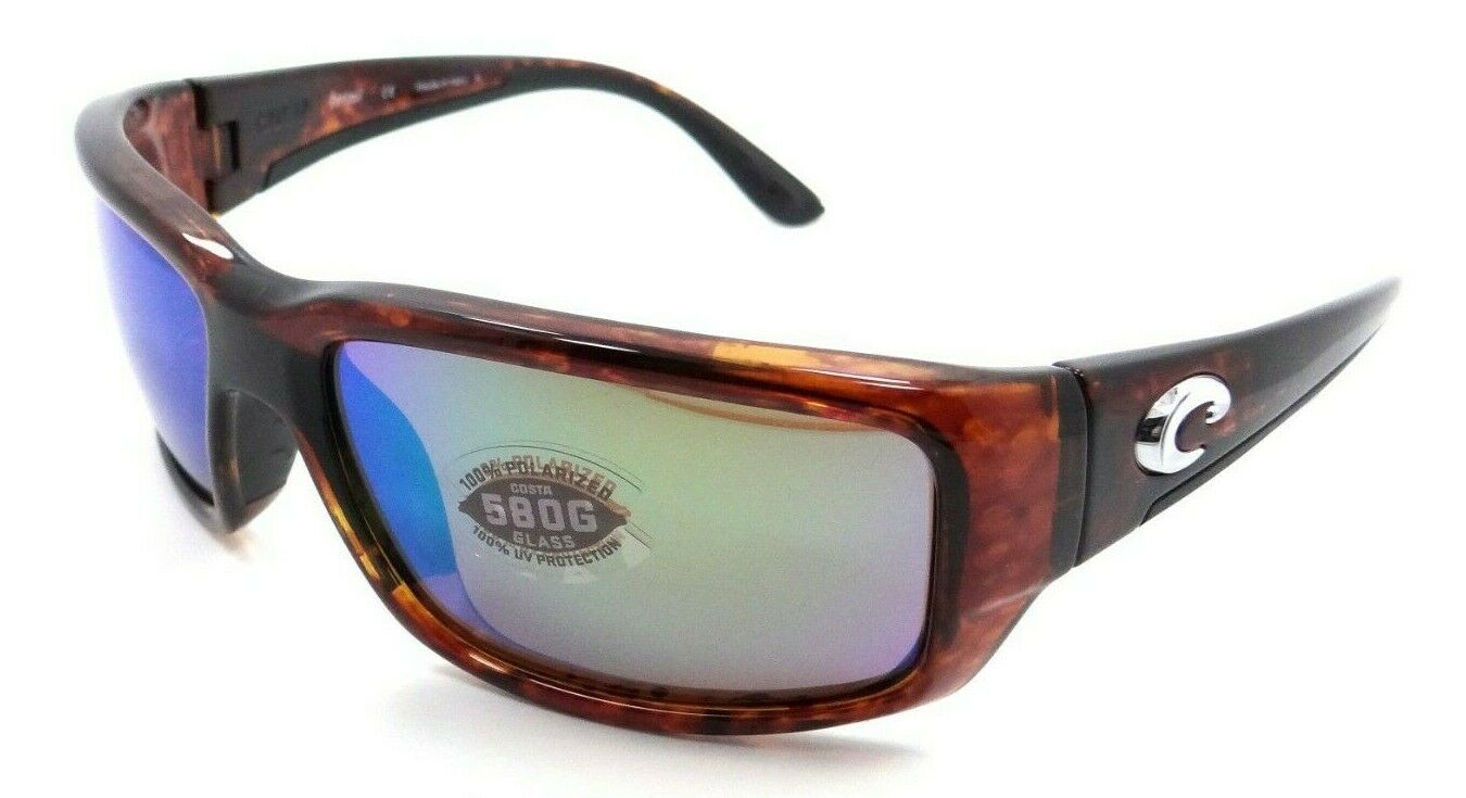 Costa Del Mar Sunglasses Fantail 59-14-127 Tortoise / Green Mirror 580G Glass-097963477161-classypw.com-1