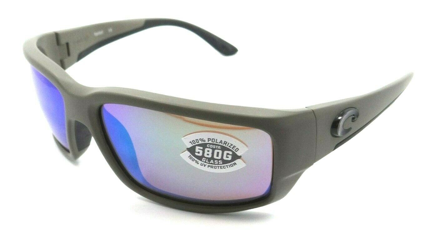 Costa Del Mar Sunglasses Fantail 59-16-120 Matte Moss / Green Mirror 580G Glass-097963808873-classypw.com-1