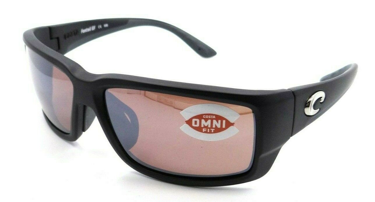 Costa Del Mar Sunglasses Fantail Matte Black / Silver Mirror 580P Global Fit-097963538633-classypw.com-1