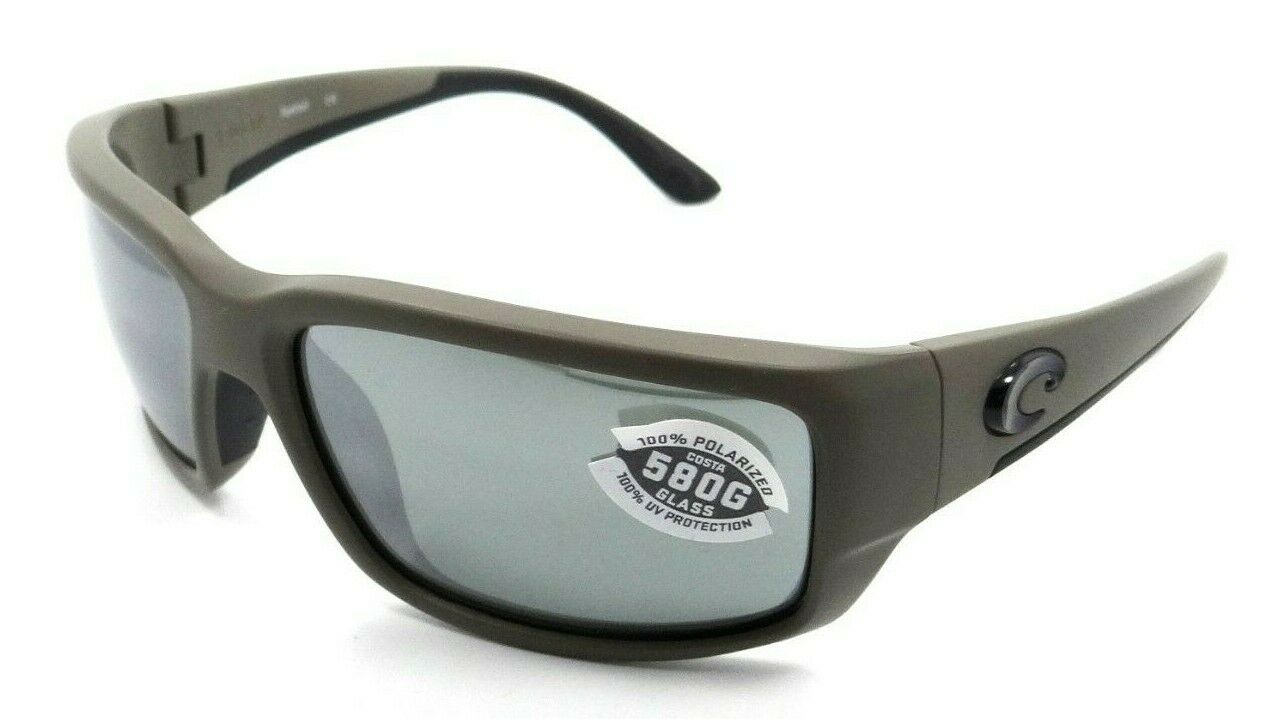 Costa Del Mar Sunglasses Fantail Matte Moss / Gray Silver Mirror 580G Glass-097963808781-classypw.com-1