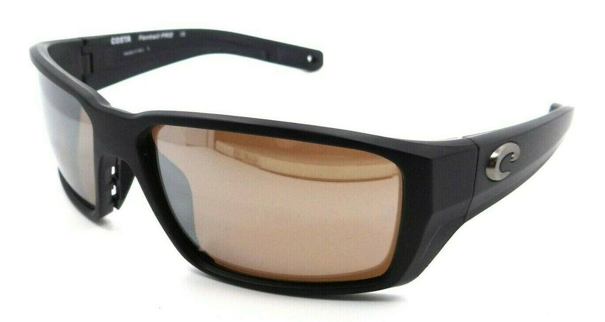 Costa Del Mar Sunglasses Fantail Pro 60-15-120 Matte Black / Silver Mirror 580G-0097963887441-classypw.com-1