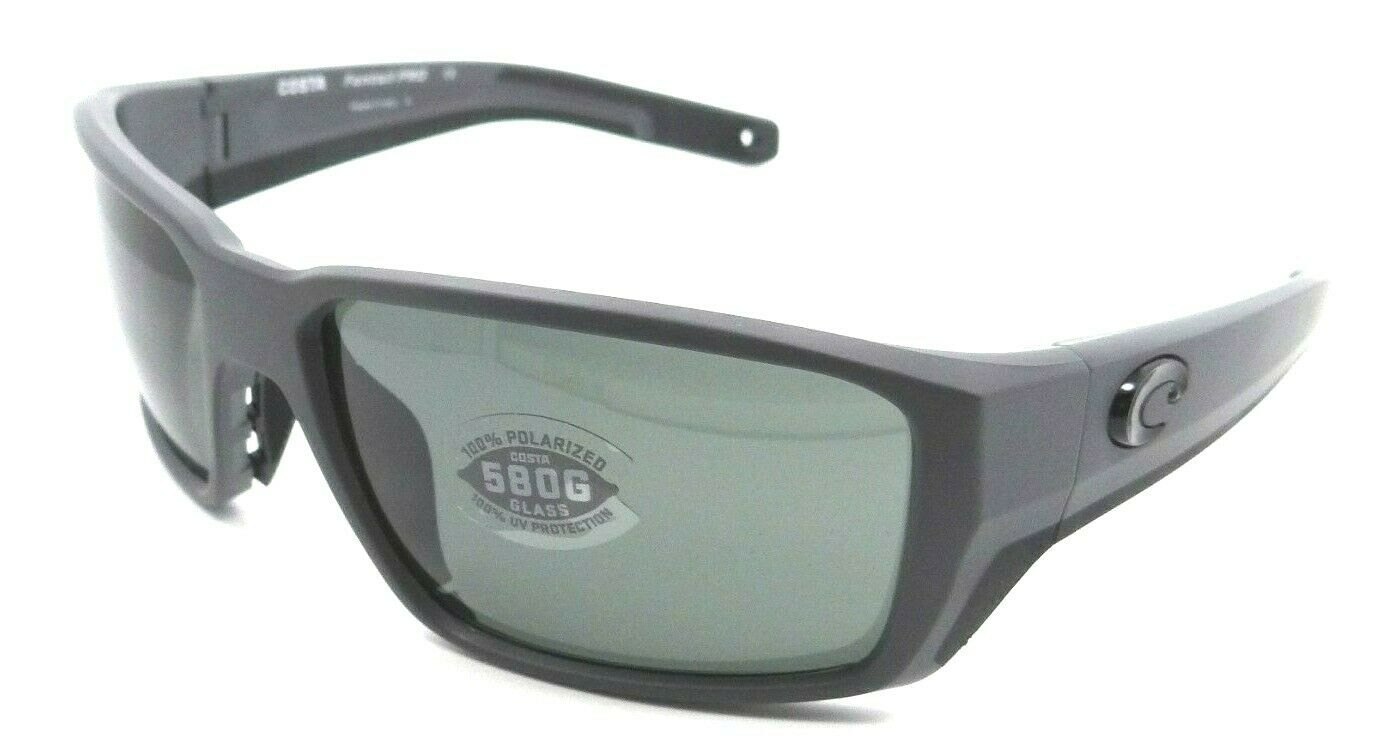 Costa Del Mar Sunglasses Fantail Pro 60-15-120 Matte Gray / Gray 580G Glass-0097963887533-classypw.com-1