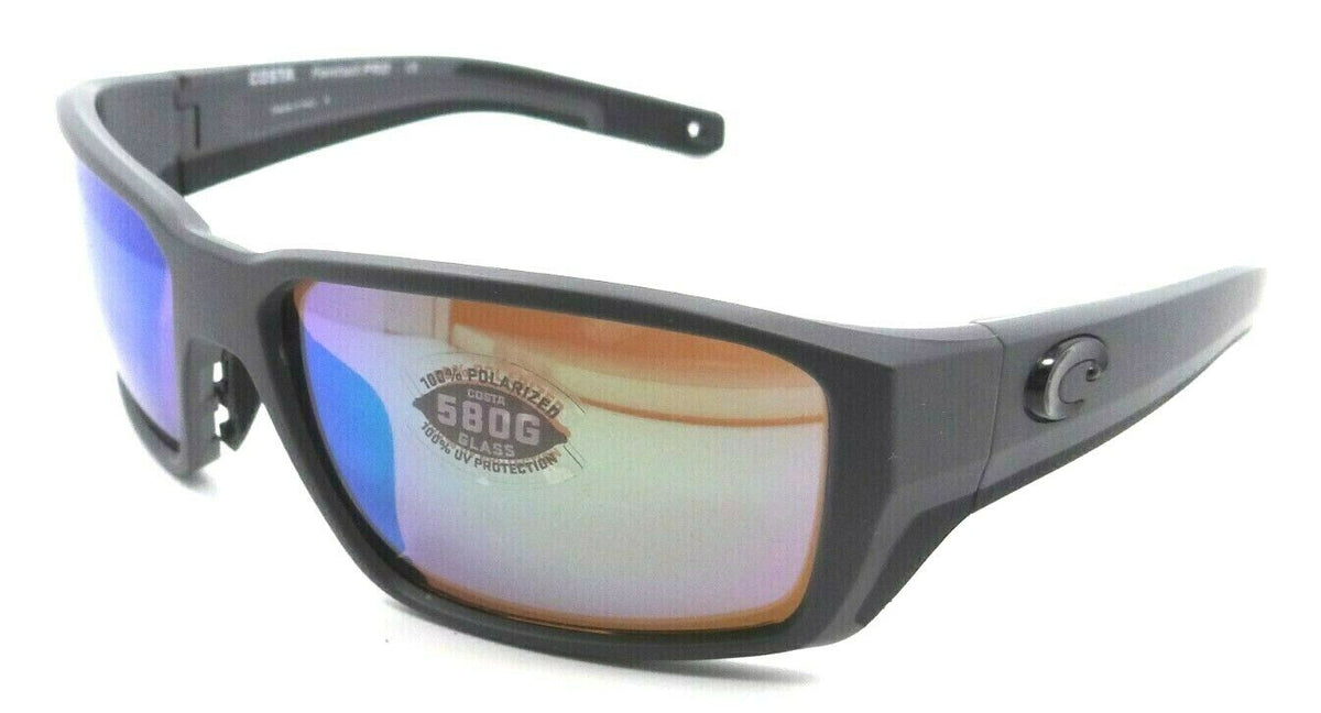 Costa Del Mar Sunglasses Fantail Pro 60-15-120 Matte Gray / Green Mirror 580G-0097963887519-classypw.com-1