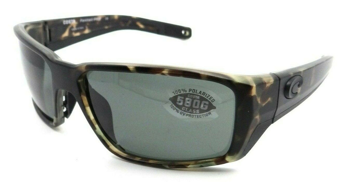 Costa Del Mar Sunglasses Fantail Pro 60-15-120 Matte Wetlands / Gray 580G Glass-097963887472-classypw.com-1