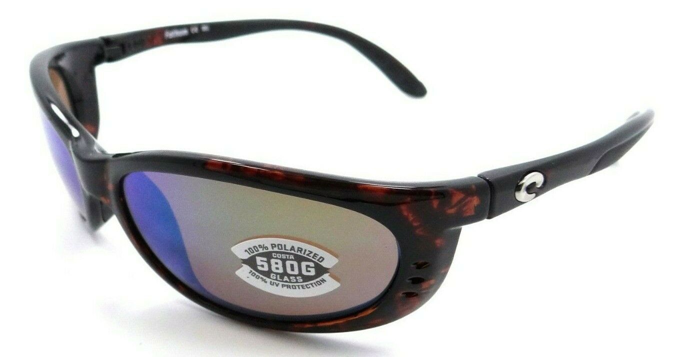Costa Del Mar Sunglasses Fathom 61-16-130 Tortoise / Green Mirror 580G Glass-0097963495509-classypw.com-1
