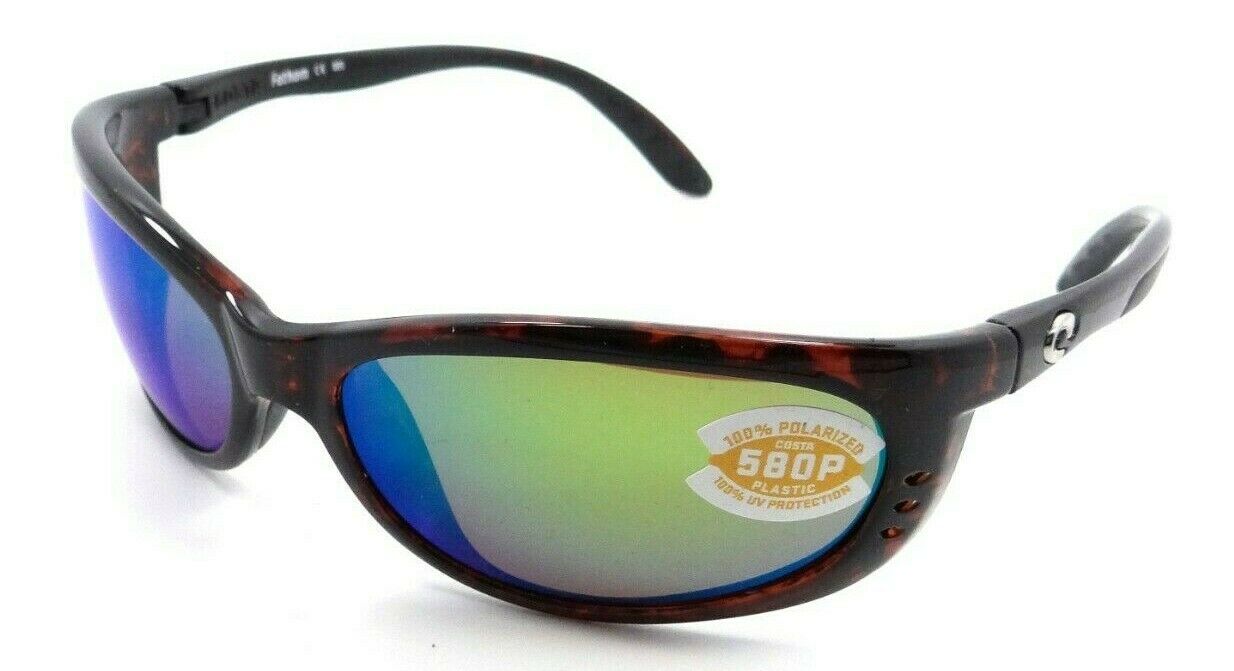 Costa Del Mar Sunglasses Fathom 61-16-130 Tortoise / Green Mirror 580P-097963533157-classypw.com-1