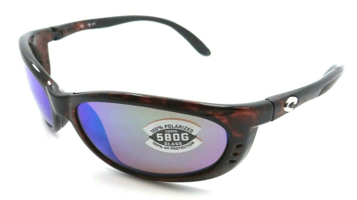 Costa Del Mar Sunglasses Fathom FA 10 61-16-128 Tortoise/Green Mirror 580G Glass-097963538824-classypw.com-1