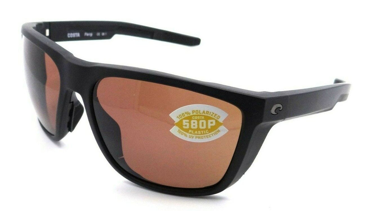 Costa Del Mar Sunglasses Ferg 59-16-125 Matte Black / Copper 580P-0097963844178-classypw.com-1
