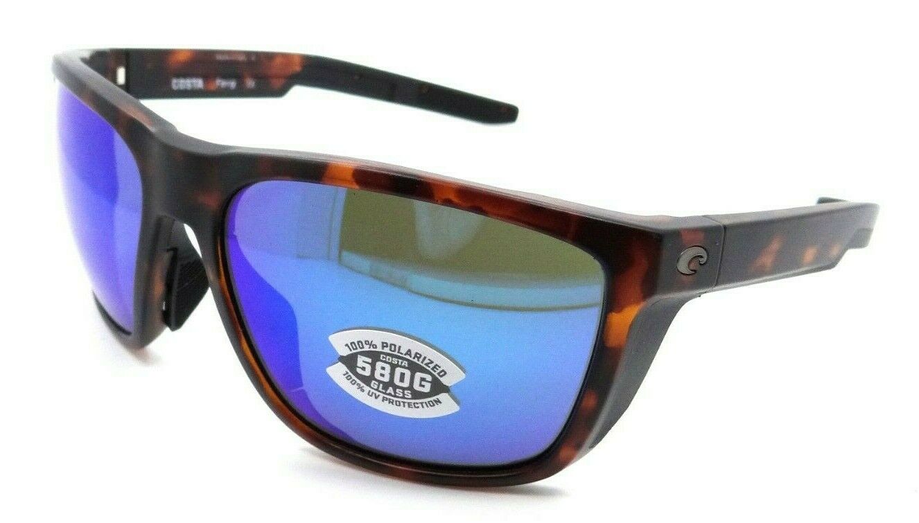 Costa Del Mar Sunglasses Ferg 59-16-125 Matte Tortoise / Blue Mirror 580G Glass-0097963844024-classypw.com-1