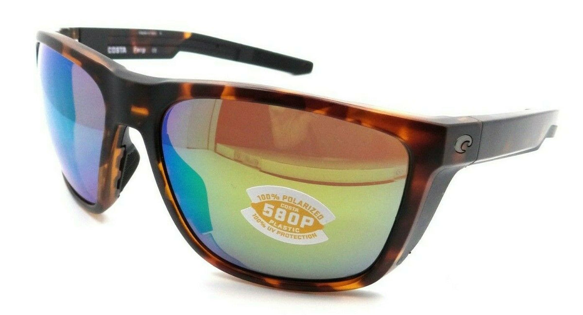 Costa Del Mar Sunglasses Ferg 59-16-125 Matte Tortoise / Green Mirror 580P-0097963844086-classypw.com-1