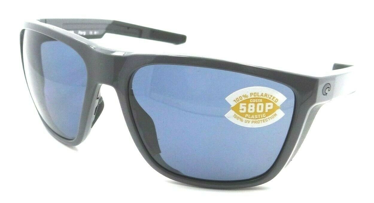 Costa Del Mar Sunglasses Ferg 59-16-125 Shiny Gray / Gray 580P-0097963844291-classypw.com-1