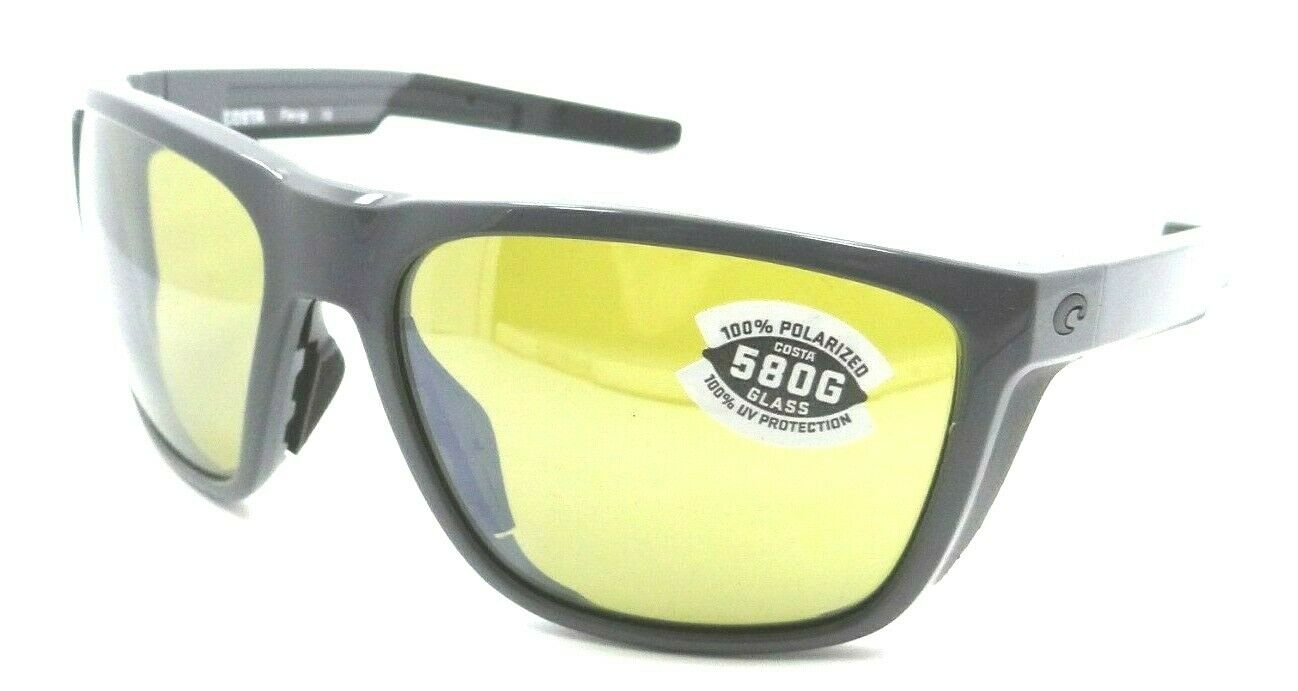 Costa Del Mar Sunglasses Ferg 59-16-125 Shiny Gray / Sunrise Silver Mirror 580G-097963844284-classypw.com-1