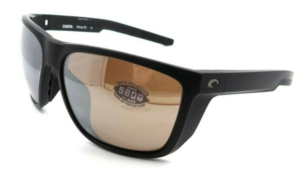 Costa Del Mar Sunglasses Ferg XL 62-16-130 Matte Black / Silver Mirror 580G-097963874236-classypw.com-1