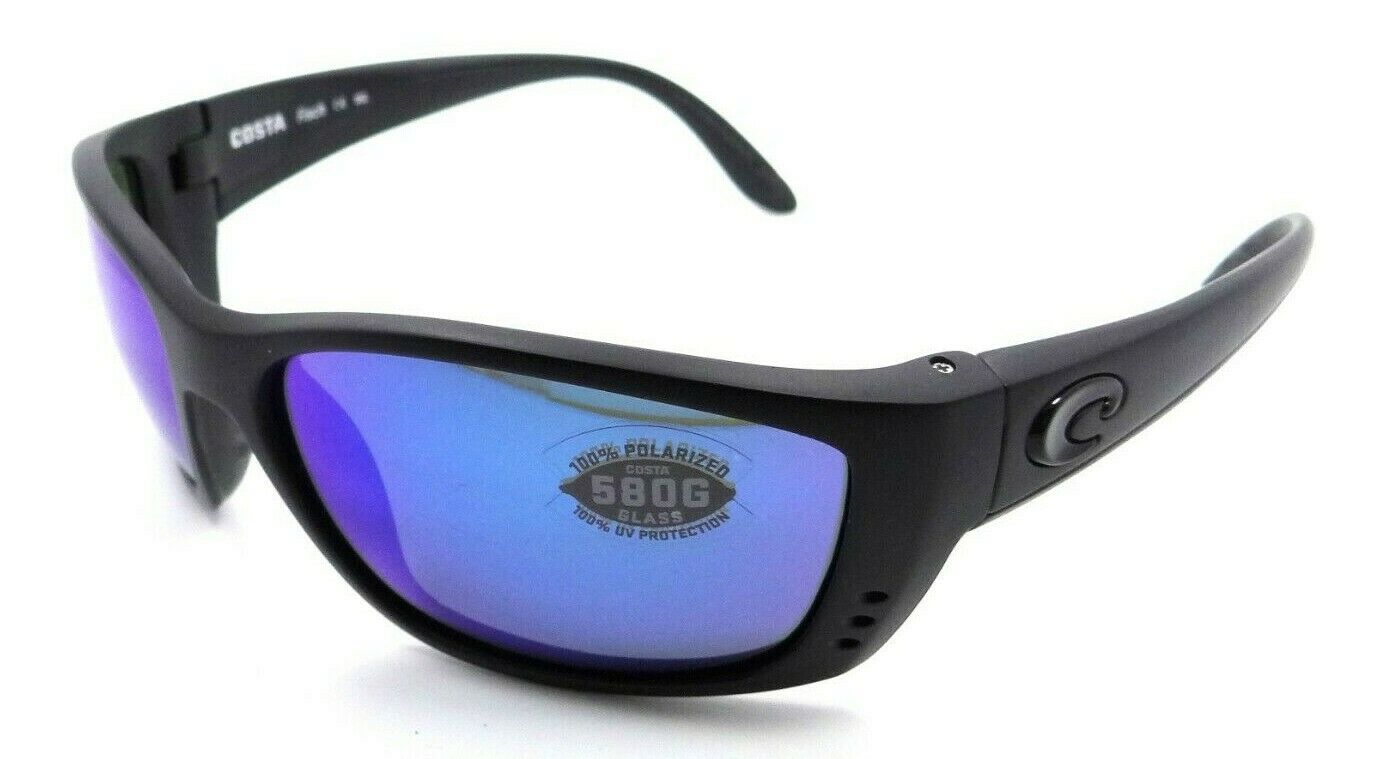 Costa Del Mar Sunglasses Fisch 64-17-140 Blackout / Blue Mirror 580G Glass-097963495707-classypw.com-1