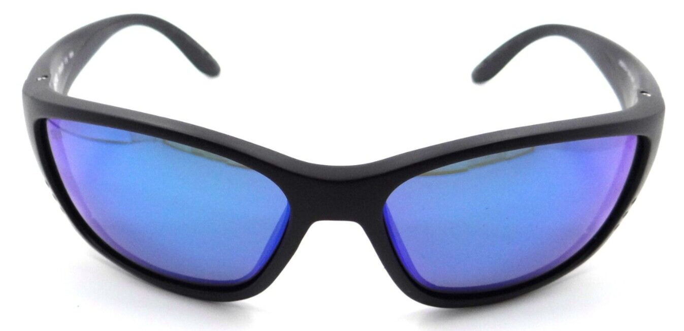 Costa Del Mar Sunglasses Fisch 64-17-140 Blackout / Blue Mirror 580G Glass
