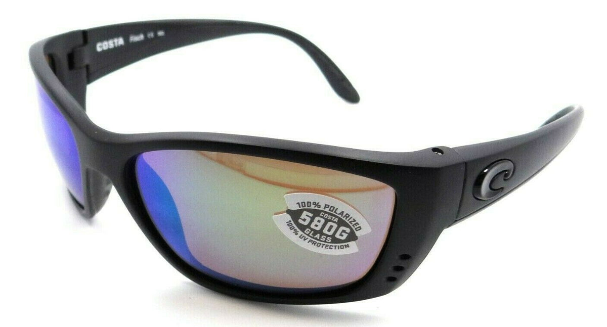 Costa Del Mar Sunglasses Fisch 64-17-140 Blackout / Green Mirror 580G Glass-097963495745-classypw.com-1