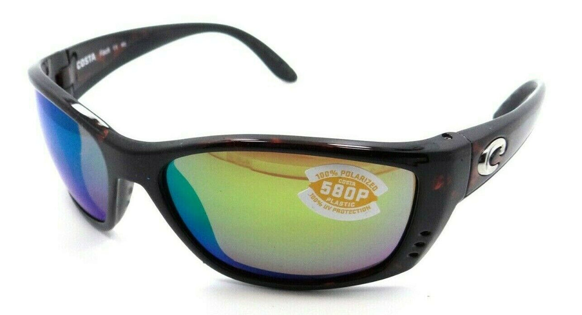 Costa Del Mar Sunglasses Fisch 64-17-140 Tortoise / Green Mirror 580P Polarized-097963516075-classypw.com-1
