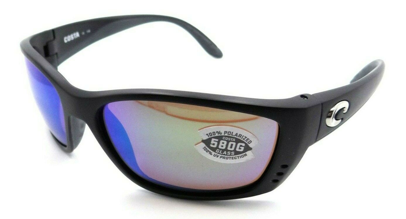 Costa Del Mar Sunglasses Fisch FS 11 64-16-121 Black / Green Mirror 580G Glass-097963465687-classypw.com-1