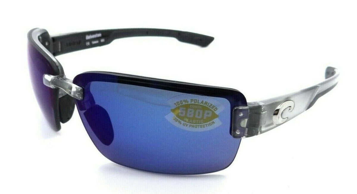 Costa Del Mar Sunglasses Galveston 67-15-120 Silver / Gray Blue Mirror 580P-097963486019-classypw.com-1