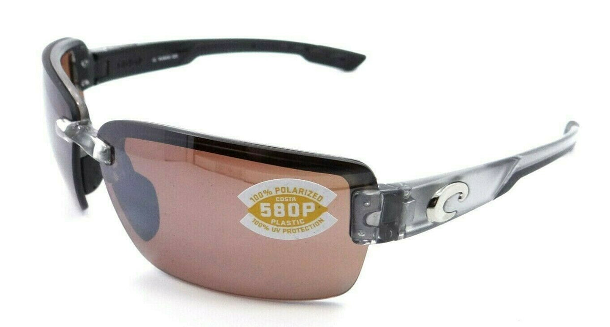 Costa Del Mar Sunglasses Galveston 67-15-120 Silver / Silver Mirror 580P-097963495776-classypw.com-1