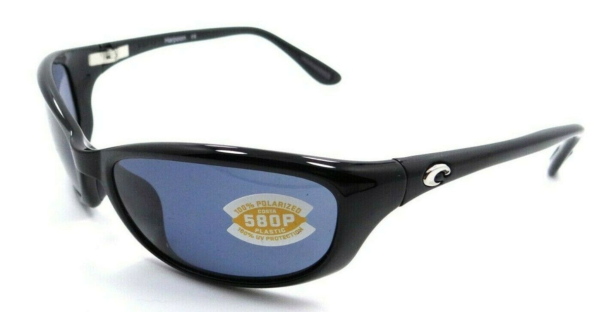 Costa Del Mar Sunglasses Harpoon 06S9040-0362 61-18-130 Shiny Black / Gray 580P-097963475501-classypw.com-1