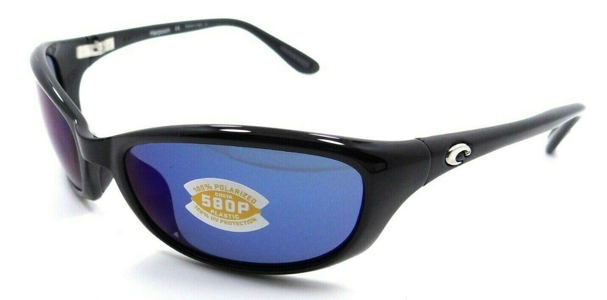Costa Del Mar Sunglasses Harpoon 61-19-130 Shiny Black / Blue Mirror 580P-097963533560-classypw.com-1