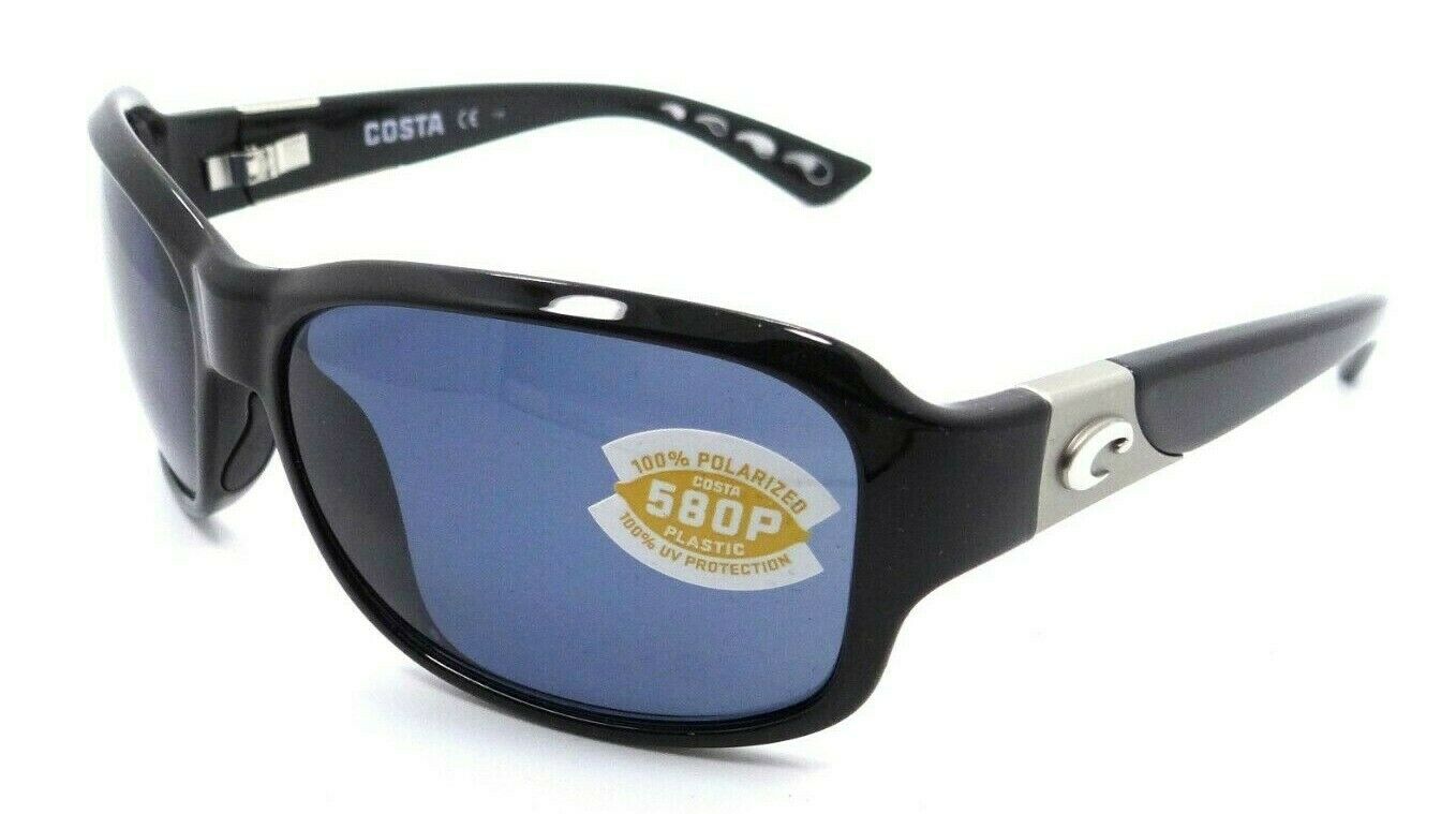 Costa Del Mar Sunglasses Inlet 06S9042-0358 58-14-119 Black / Gray 580P-097963496667-classypw.com-1