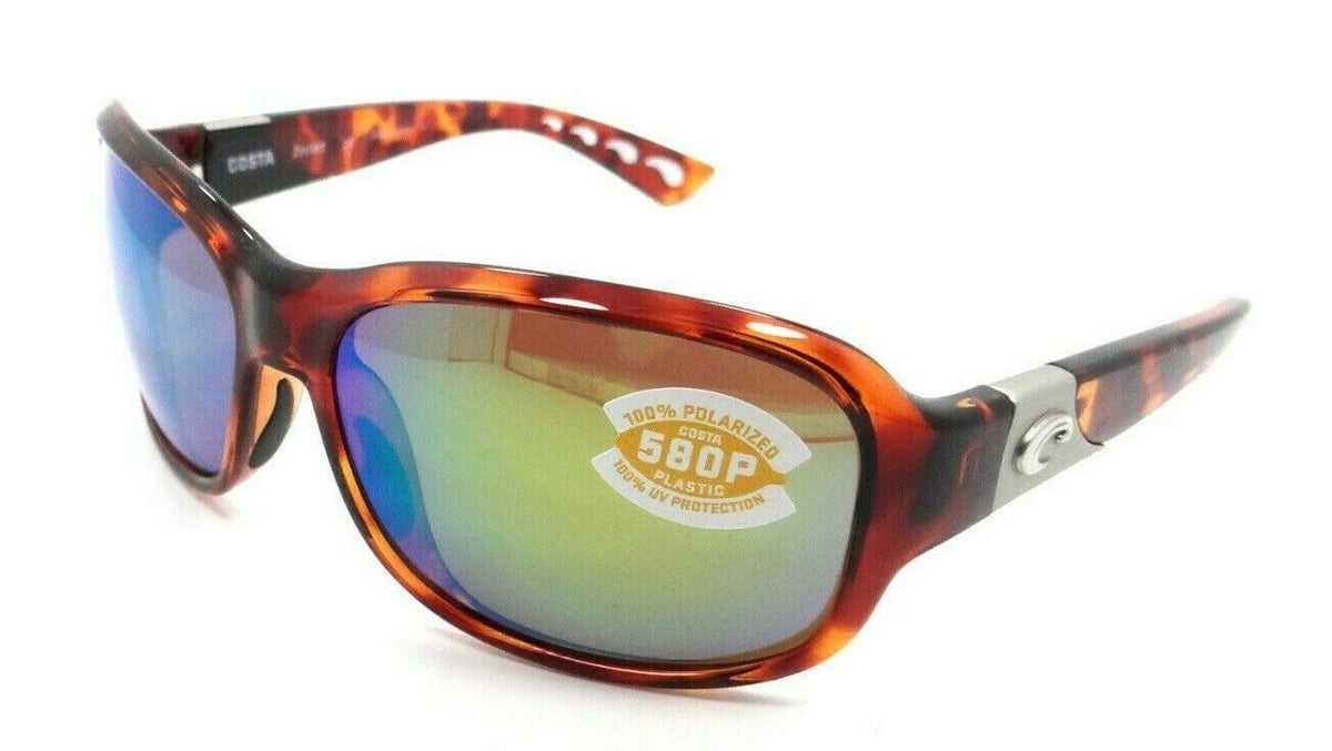 Costa Del Mar Sunglasses Inlet 58-14-120 Tortoise / Green Mirror 580P-097963516587-classypw.com-1