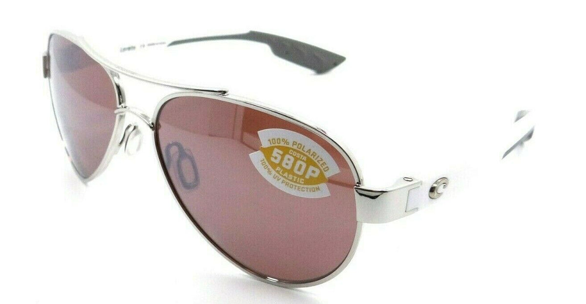Costa Del Mar Sunglasses Loreto 56-14-126 Palladium / Copper Silver Mirror 580P-097963535519-classypw.com-1