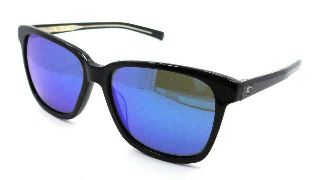 Costa Del Mar Sunglasses May 11 Shiny Black / Blue Mirror 580G Glass Polarized-097963776486-classypw.com-1