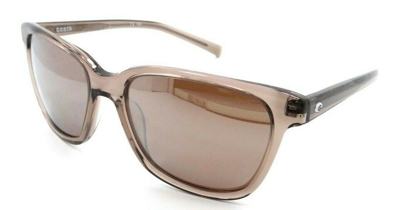 Costa Del Mar Sunglasses May Shiny Taupe Crystal / Silver Mirror 580G Glass-097963819138-classypw.com-1