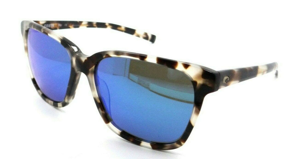 Costa Del Mar Sunglasses May Shiny Tiger Cowrie / Gray Blue Mirror 580G Glass-097963824187-classypw.com-1
