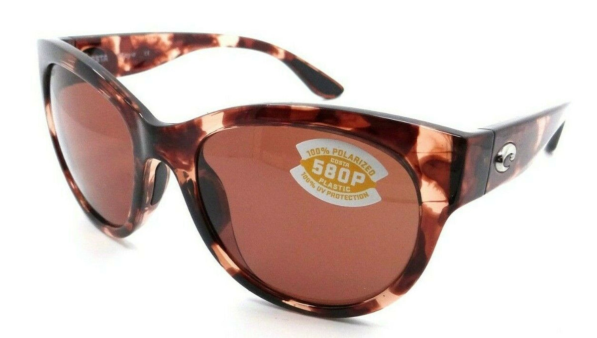 Costa Del Mar Sunglasses Maya 55-19-135 Shiny Coral Tortoise / Copper 580P-097963874113-classypw.com-1