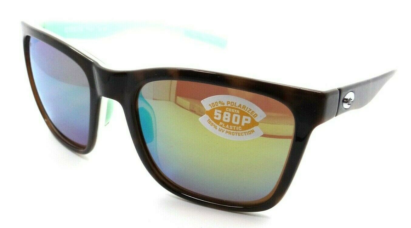 Costa Del Mar Sunglasses Panga 56-20-135 Shiny Tortoise / Green Mirror 580P-0097963812962-classypw.com-1
