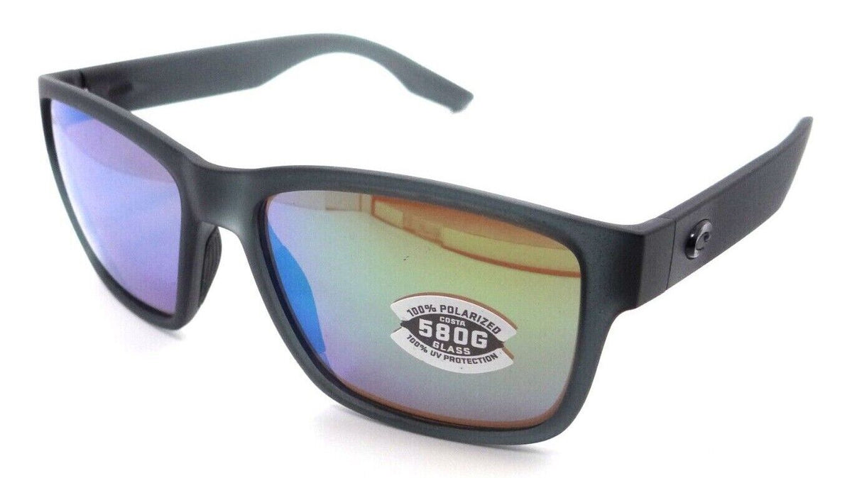Costa Del Mar Sunglasses Paunch 57-16-145 Matte Smoke Crystal /Green Mirror 580G-0097963911047-classypw.com-1