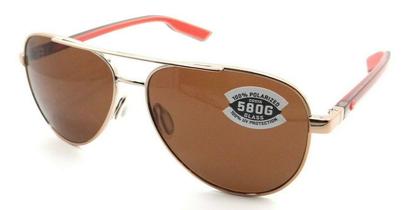 Costa Del Mar Sunglasses Peli 57-14-140 Rose Gold / Copper 580G Glass Polarized-0097963844604-classypw.com-1