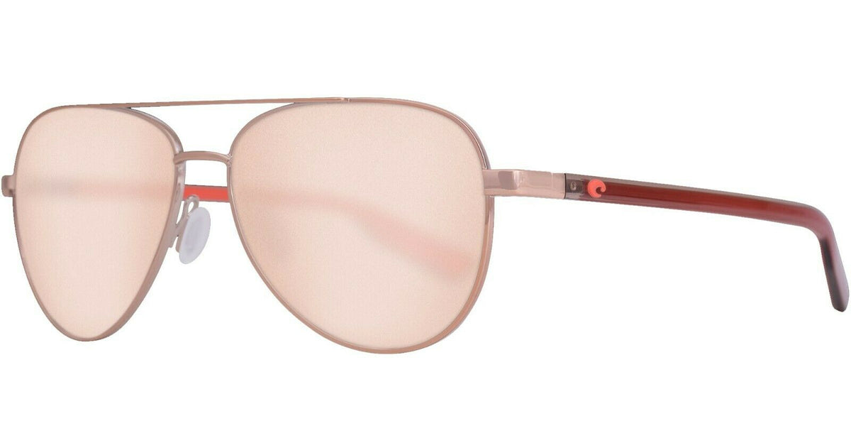 Costa Del Mar Sunglasses Peli 57-14-140 Rose Gold / Copper Silver Mirror 580P-0097963844642-classypw.com-1