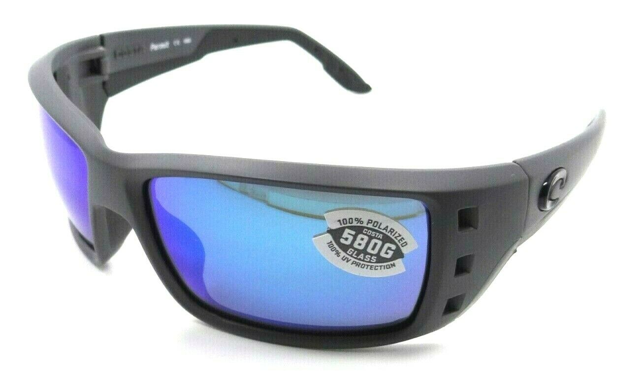 Costa Del Mar Sunglasses Permit 62-17-114 Matte Gray / Blue Mirror 580G Glass-0097963555661-classypw.com-1