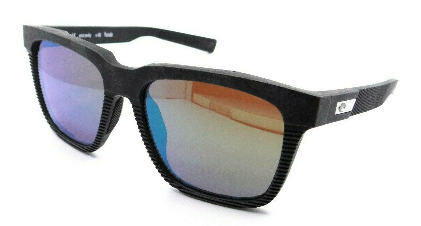 Costa Del Mar Sunglasses Pescador 55-17-140 Net Gray / Green Mirror 580G Glass-097963782531-classypw.com-1