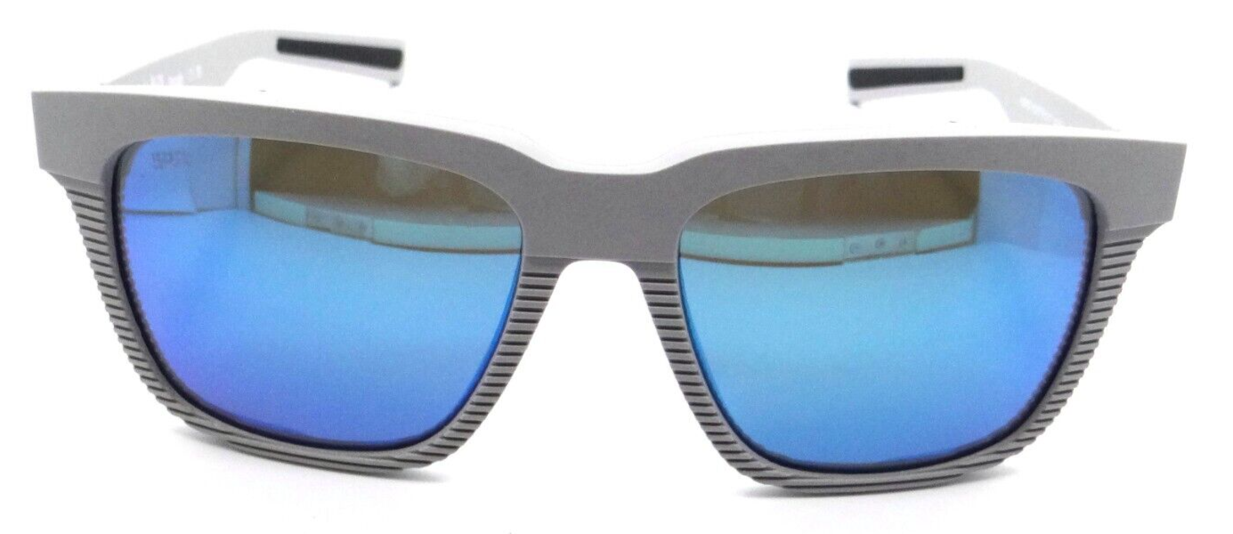 Costa Del Mar Sunglasses Pescador 55-17-140 Net Light Gray / Blue Mirror 580G