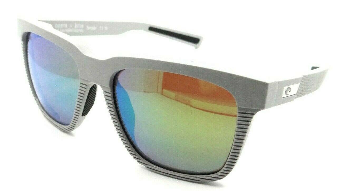 Costa Del Mar Sunglasses Pescador 55-17-140 Net Light Gray / Green Mirror 580G-097963862004-classypw.com-1