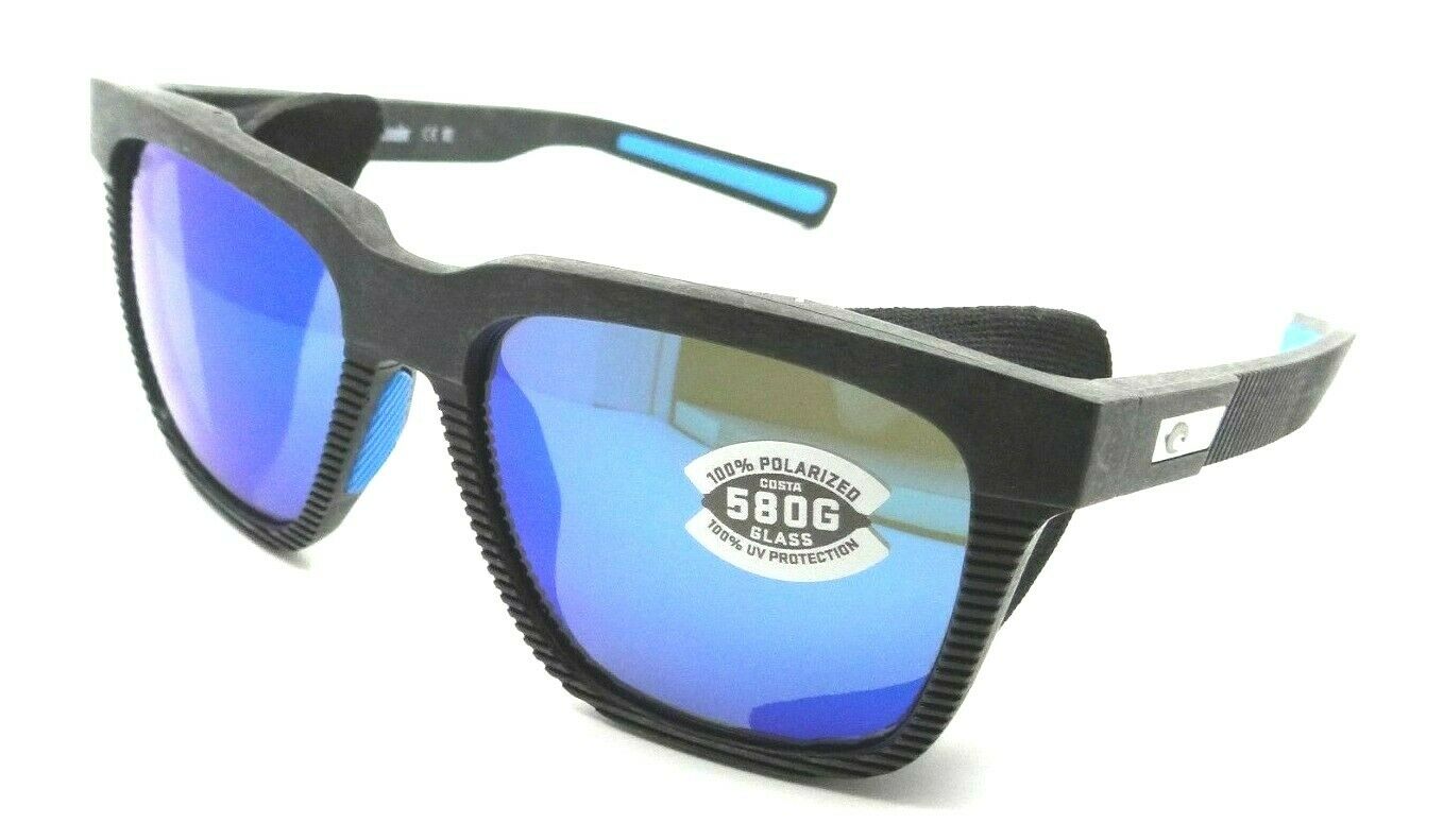 Costa Del Mar Sunglasses Pescador Net Gray W/Blue +Side Shields/Blue Mirror 580G-097963782494-classypw.com-1