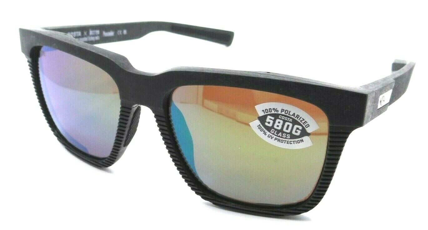 Costa Del Mar Sunglasses Pescador Net Gray w/ Gray Rubber / Green Mirror 580G-097963782456-classypw.com-1
