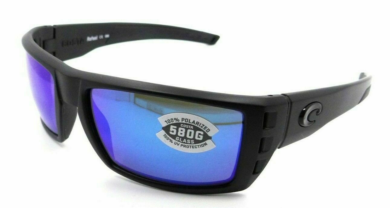 Costa Del Mar Sunglasses Rafael 59-17-119 Blackout / Blue Mirror 580G Glass-097963550338-classypw.com-1