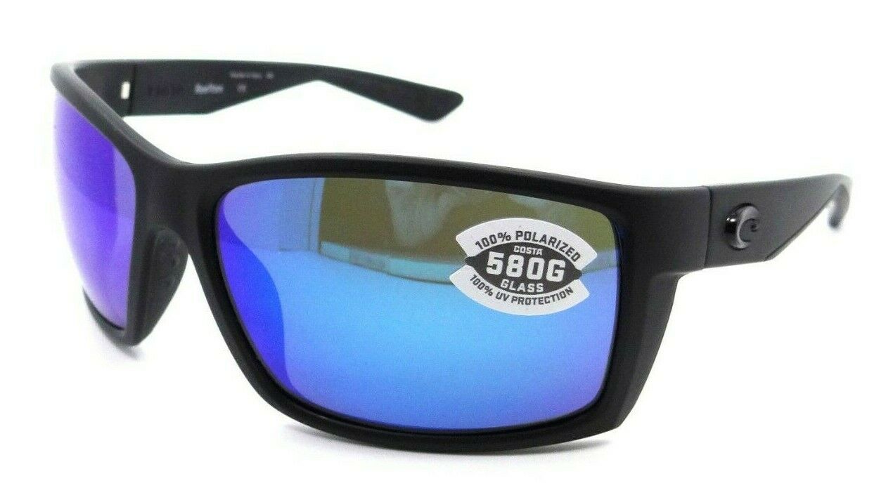Costa Del Mar Sunglasses Reefton 64-15-115 Blackout / Blue Mirror 580G Glass-0097963555739-classypw.com-1