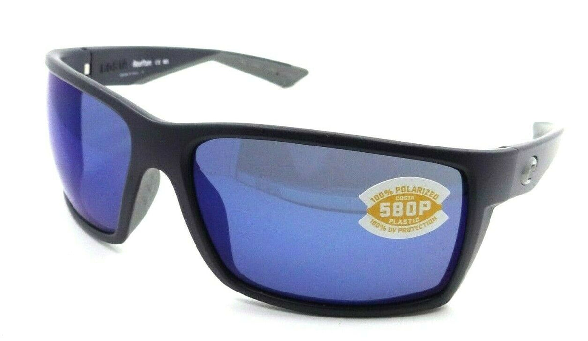 Costa Del Mar Sunglasses Reefton 64-15-115 Matte Dark Blue / Blue Mirror 580P-0097963555760-classypw.com-1