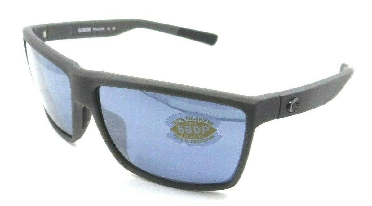 Costa Del Mar Sunglasses Riconcito 60-12-135 Matte Gray /Gray Silver Mirror 580P-097963813365-classypw.com-1