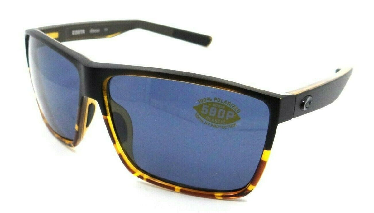 Costa Del Mar Sunglasses Rincon 63-11-140 Matte Black - Shiny Tortoise/Gray 580P-0097963666060-classypw.com-1
