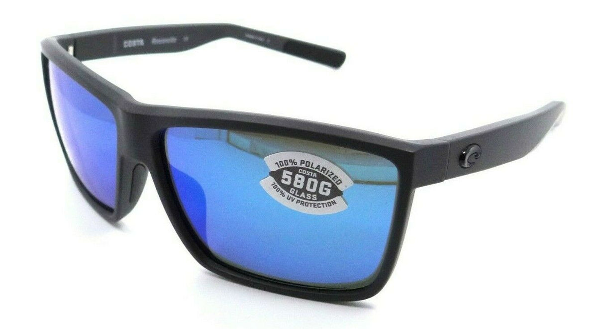 Costa Del Mar Sunglasses Rinconcito 60-12-140 Matte Gray / Blue Mirror 580G-0097963819046-classypw.com-1
